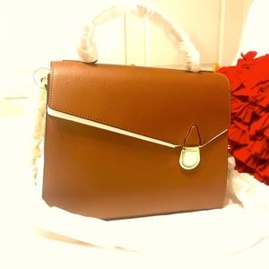 NWT Calvin Klein Iris Top Handle Satchel